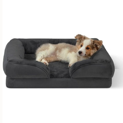 Removable Washable Pet Puffy Dog Sofa Bed Functional Breathable Comfortable