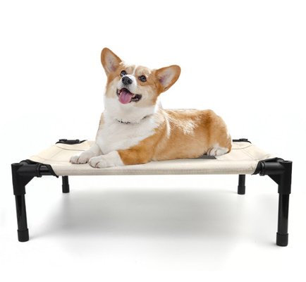 Outdoor Raised Elevated Travel Pet Bed Cots With No Slip Feet