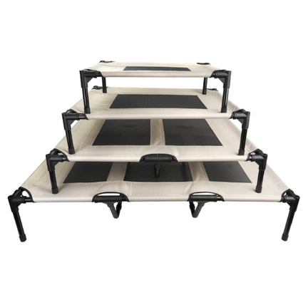 Outdoor Raised Elevated Travel Pet Bed Cots With No Slip Feet
