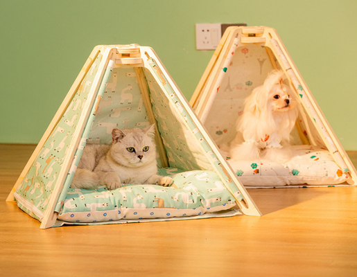 Cat Teepee Tent Teepee House Fold Away Pet Tent Furniture Cat Bed