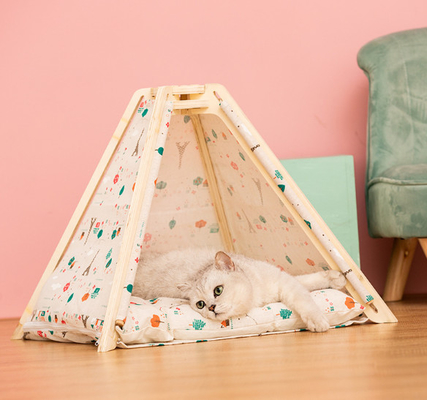 Cat Teepee Tent Teepee House Fold Away Pet Tent Furniture Cat Bed