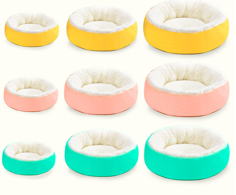 Small Kitten Bed With Machine Washable, Waterproof Bottom