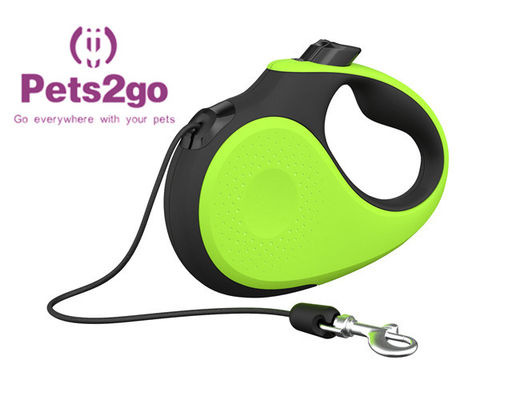 208g 169*117*36mm Flexi Retractable Dog Leash For Walking