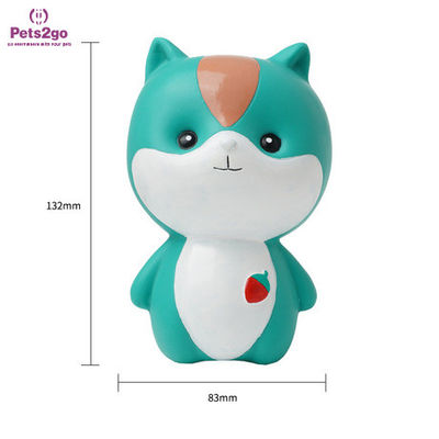 Interactive 112x74mm Latex Cat Playing Ball
