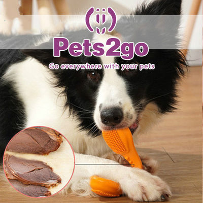 Hard Rubber Interactive Dog Chew Toys For Teeth Grinding