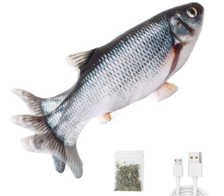 Pet Interesting Plush 10.5x4.7 Inch Electronic Fish Cat Toy