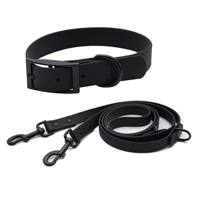 30 Ft Dog PVC Leash Waterproof Anti Pull Harness Blue