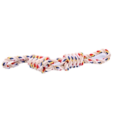 Interactive Cotton Rope Dog Toy Knot Bite Resistant For Large Dog