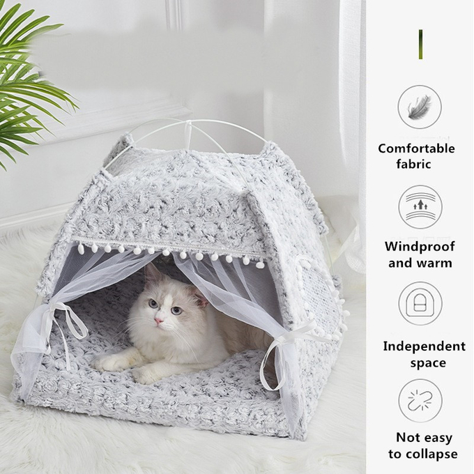 猫のtipiのテント