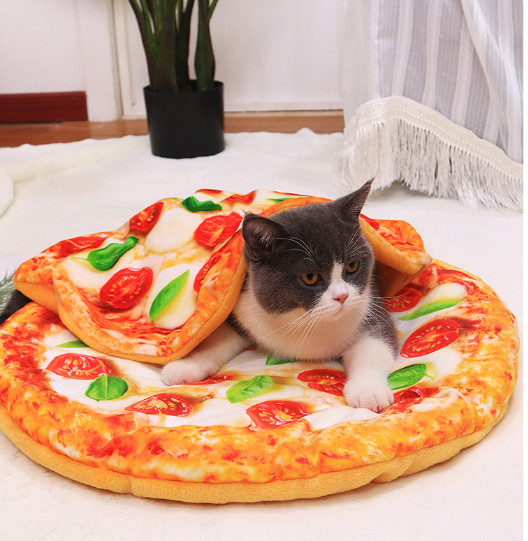 ピザ猫のベッド