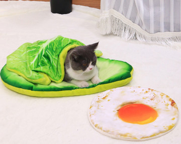 家は猫のベッドを作った