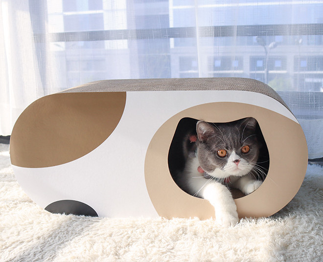 猫のための箱型寝台